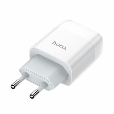 Мережевий зарядний пристрій HOCO C72A Glorious single port charger White