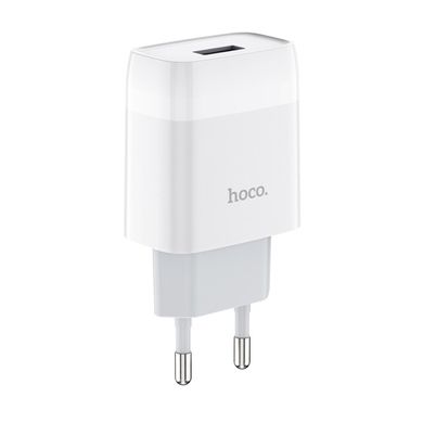 Мережевий зарядний пристрій HOCO C72A Glorious single port charger White