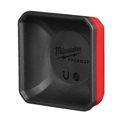 Магнітний лоток-тарілка для зберігання металевих предметів MILWAUKEE Packout - 10 x 10 см