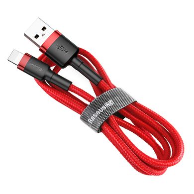 Кабель Baseus Cafule Cable USB For Lightning 2.4A 1m Red+Red