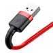 Кабель Baseus Cafule Cable USB For Lightning 2.4A 1m Red+Red