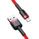 Кабель Baseus Cafule Cable USB For Lightning 2.4A 1m Red+Red