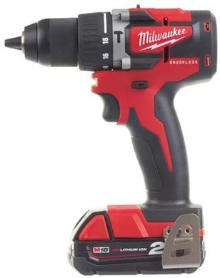 Дриль-шурупокрут з ударом акумуляторний MILWAUKEE, M18 CBLPD-202C