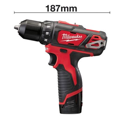 Дриль-шурупокрут акумуляторний MILWAUKEE, M12 BDD-0