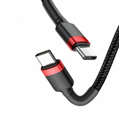 Кабель Baseus Cafule USB Cable Type-C-Type-C 3A 1m Red+Black