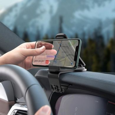 Тримач для мобiльного Baseus Big Mouth Pro Car Mount（Applicable to centre console）Black