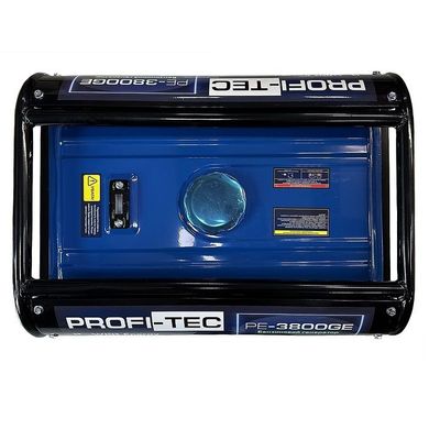 Генератор бензиновий PROFI-TEC PE-3800GE (3.8 кВт, електростартер)