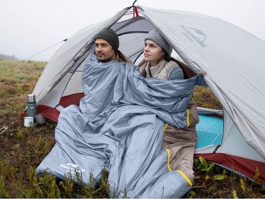 Спальник надлегкий Naturehike Summer LW180 NH21MSD09, (15°C), p-p M, коричневий