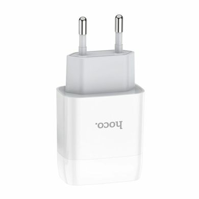 Мережевий зарядний пристрій HOCO C73A Glorious dual port charger White