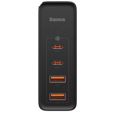 Мережевий зарядний пристрій Baseus GaN2 Pro Quick Charger 2C+2U 100W EU Black