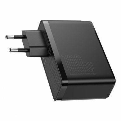 Мережевий зарядний пристрій Baseus GaN2 Pro Quick Charger 2C+2U 100W EU Black