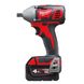 Гайкокрут акумуляторний 1/2" MILWAUKEE, M18 BIW12-402C, 240Нм (+ заряд.пристрій, 2 акум.Х 4Аг, кейс)