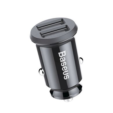 Автомобільний зарядний пристрій Baseus Grain Car Charger 3.1A Black