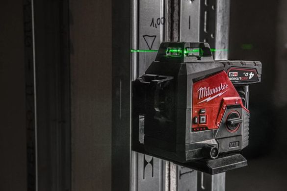 Лазерний 3D нівелір акумуляторний MILWAUKEE, M12 3PL-0C