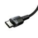 Кабель Baseus Cafule PD2.0 60W flash charging USB cableType-C-Type-C (20V 3A)2M Gray+Black