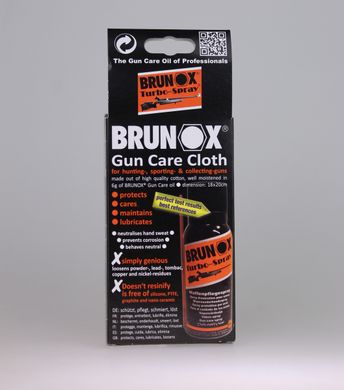 Brunox Gun Care серветки для догляду за зброєю 5шт в коробці