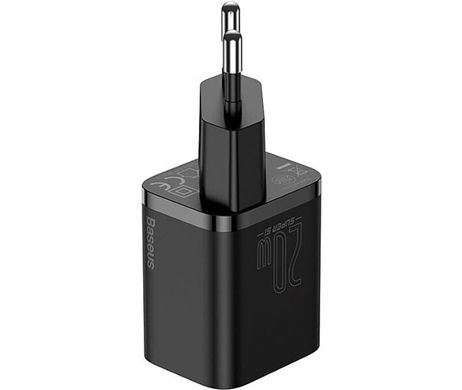 Мережевий зарядний пристрій Baseus Super Si Quick Charger 1C 20W EU Black