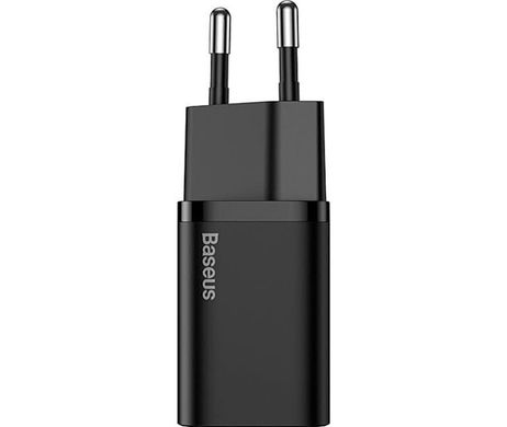 Мережевий зарядний пристрій Baseus Super Si Quick Charger 1C 20W EU Black