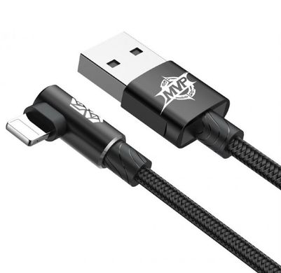 Кабель Baseus MVP Elbow Type Cable USB For IP 2A 1m Black