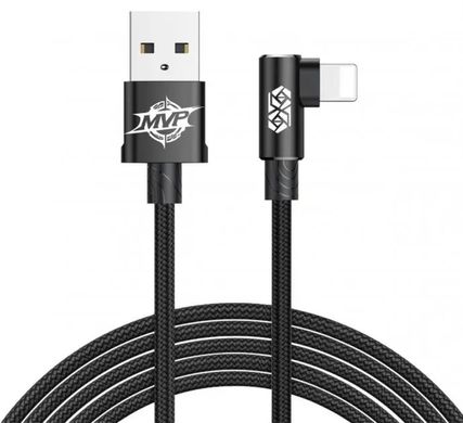 Кабель Baseus MVP Elbow Type Cable USB For IP 2A 1m Black