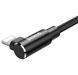 Кабель Baseus MVP Elbow Type Cable USB For IP 2A 1m Black