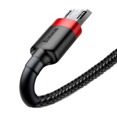 Кабель Baseus Cafule Cable USB For Micro 2.4A 1m Red+Black