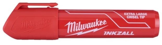 Маркер для будмайданчика InkZAll MILWAUKEE, великий (XL), червоний