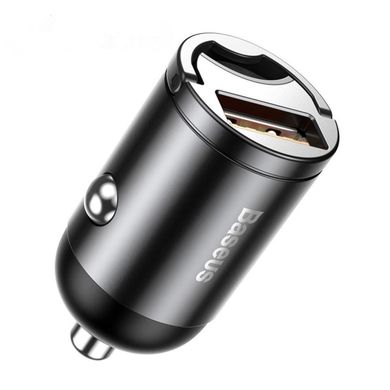 Автомобільний зарядний пристрій Baseus Tiny Star Mini Quick Charge Car Charger USB Port 30W Gray