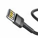 Кабель Baseus Cafule Cable（Special Edition）USB For iP 1m Grey+Black