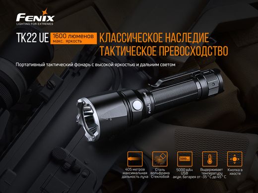 Ліхтар ручний Fenix TK22UE