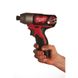 Гвинтокрут акумуляторний 1/4" HEX MILWAUKEE, M12 BID-202C, 112Нм, (+ зар.пристрій, 2 акум.Х 2Аг, кейс)