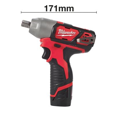 Гайкокрут акумуляторний 1/2" MILWAUKEE, M12 BIW12-202C