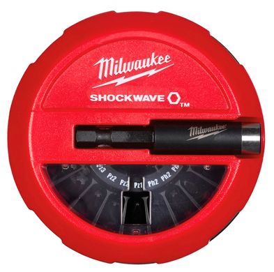 Набір біт SHOCKWAVE MILWAUKEE, (15шт)