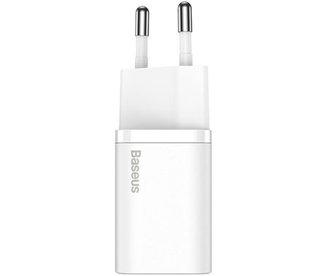 Мережевий зарядний пристрій Baseus Super Si Quick Charger 1C 20W EU White